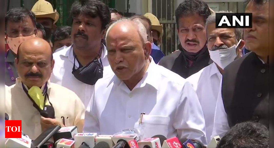 Live: Yediyurappa quits, next K;taka CM in a couple of days