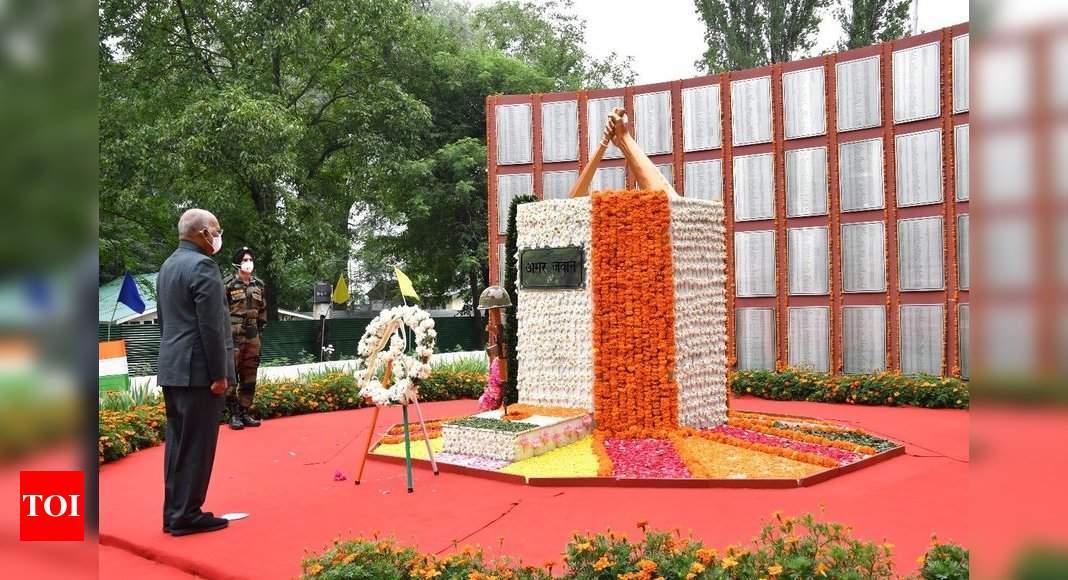 Kargil Vijay Diwas live: PM Modi remembers war heroes, pays tribute