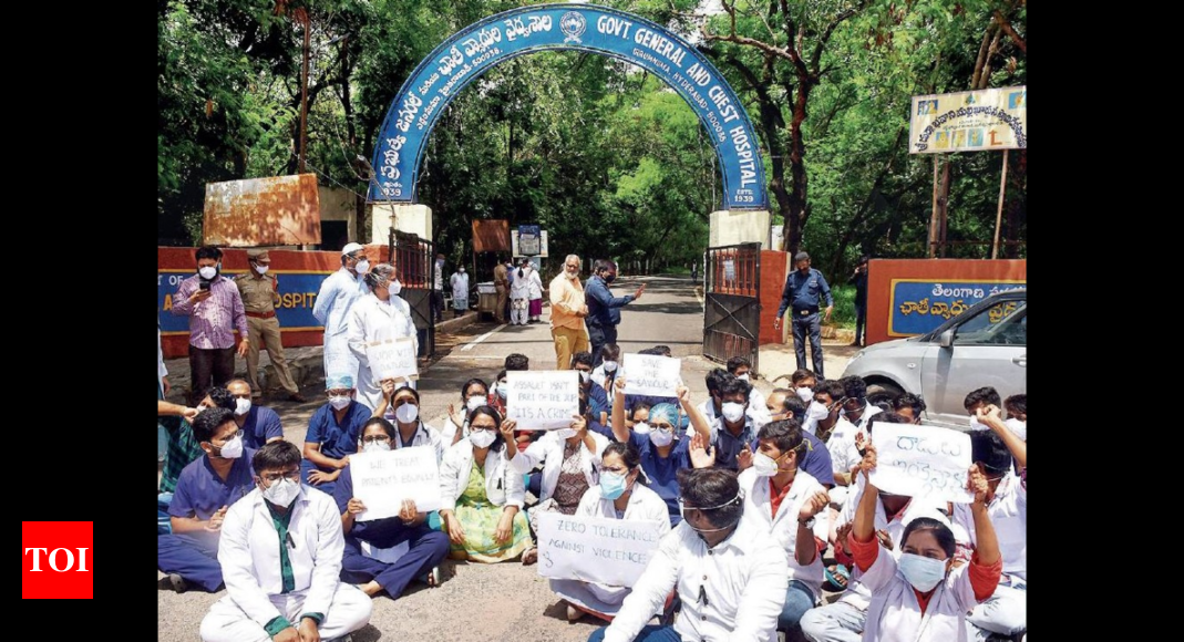 Hyderabad: Jr docs boycott duties for a day at Chest Hosp