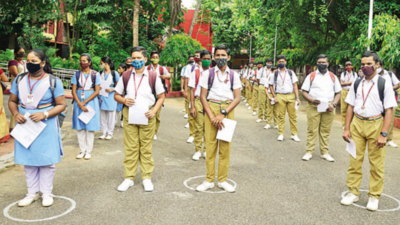Shorter classes, no breaks greet Class X and XII students on Day I