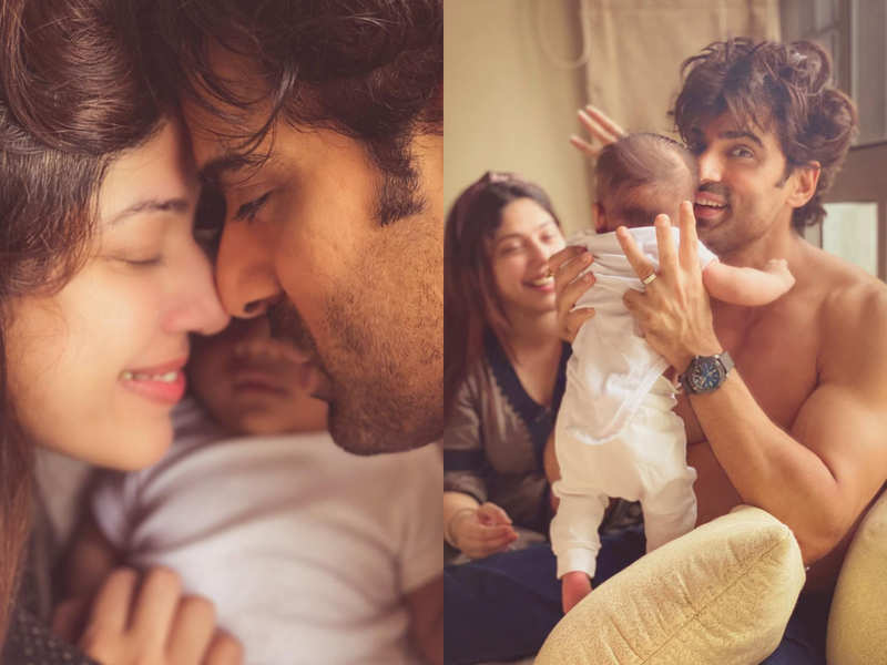 Addite Malik celebrates three months of motherhood with an adorable photo; says, 'Love you two my boys!'