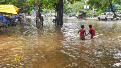 Heavy rains lash Delhi, mercury settles at 29.4 degrees Celsius
