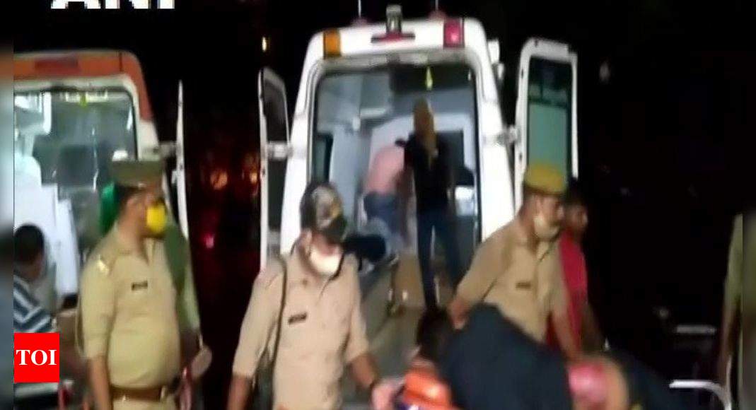 18 killed, 25 injured as truck hits bus in UP