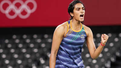 Olympics 2020: PV Sindhu storms into quarterfinals | Tokyo Olympics News -  Times of India