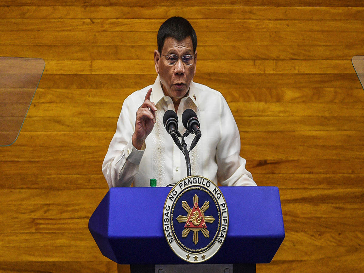 Philippine Leader Rodrigo Duterte Says Unvaccinated May Be Shut In Times Of India