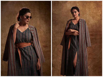 Anusree decks up in a thigh-high slit dress says, she never dreamt of a glamorous life