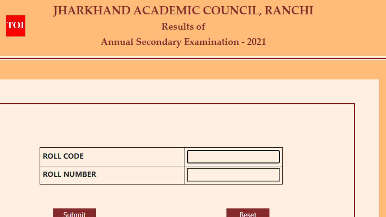 How to check Jharkhand board matric result 2021?