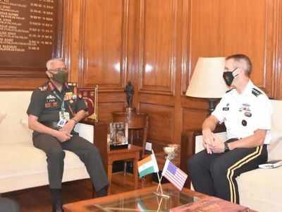 General Naravane discusses steps to boost defence cooperation with visiting US general