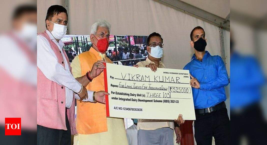 J&K witnessing a new rural economic revolution, never happened in the last  70 yrs: Lt. Governor, Manoj Sinha | India News - Times of India