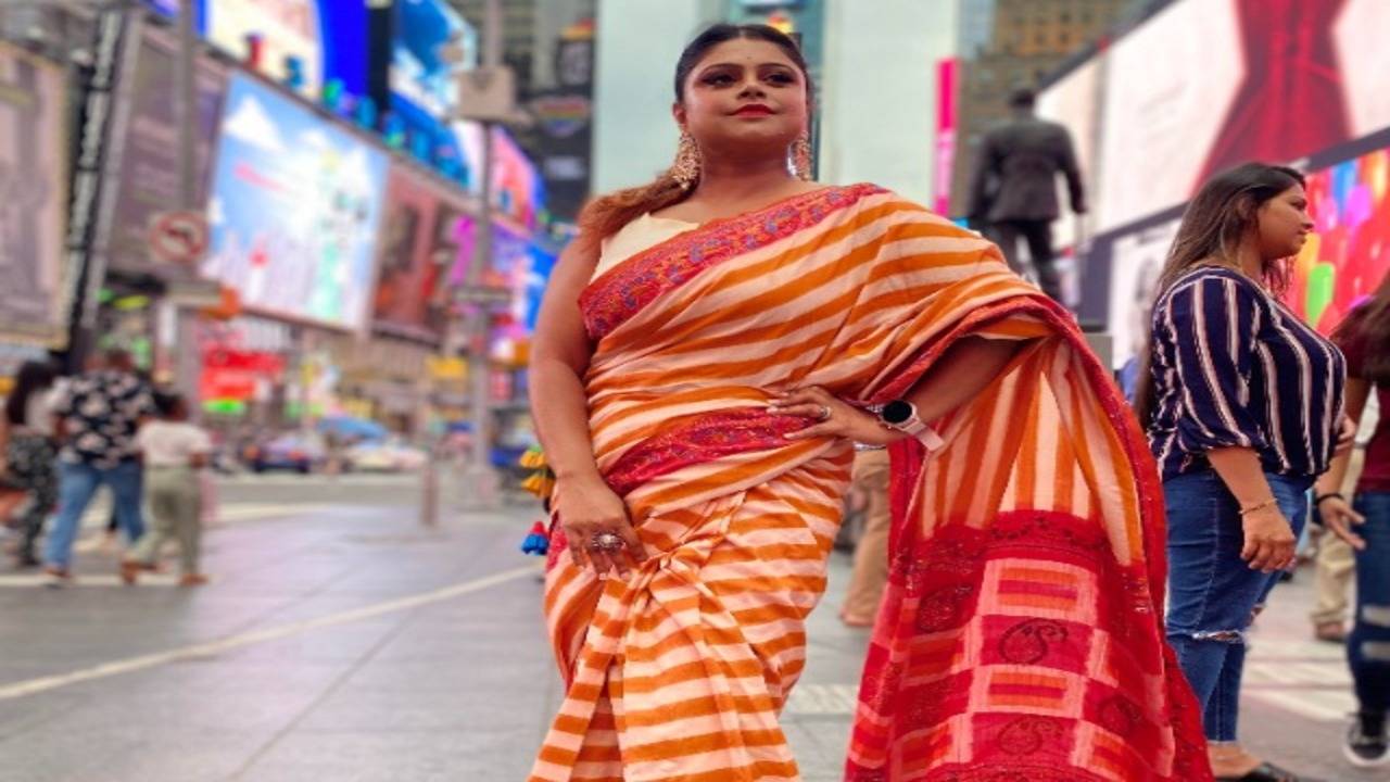 Around the world in six yards: Women who like to flaunt saris on