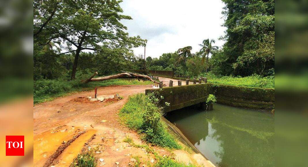 As precaution, WRD restricts entry on Quepem canal bridge | Goa News ...