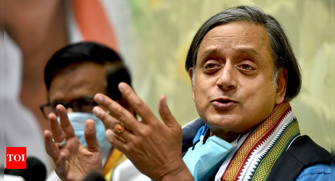 Bjp Mp Writes To Ls Speaker Demands Shashi Tharoors Removal As Chairperson Of House Panel On