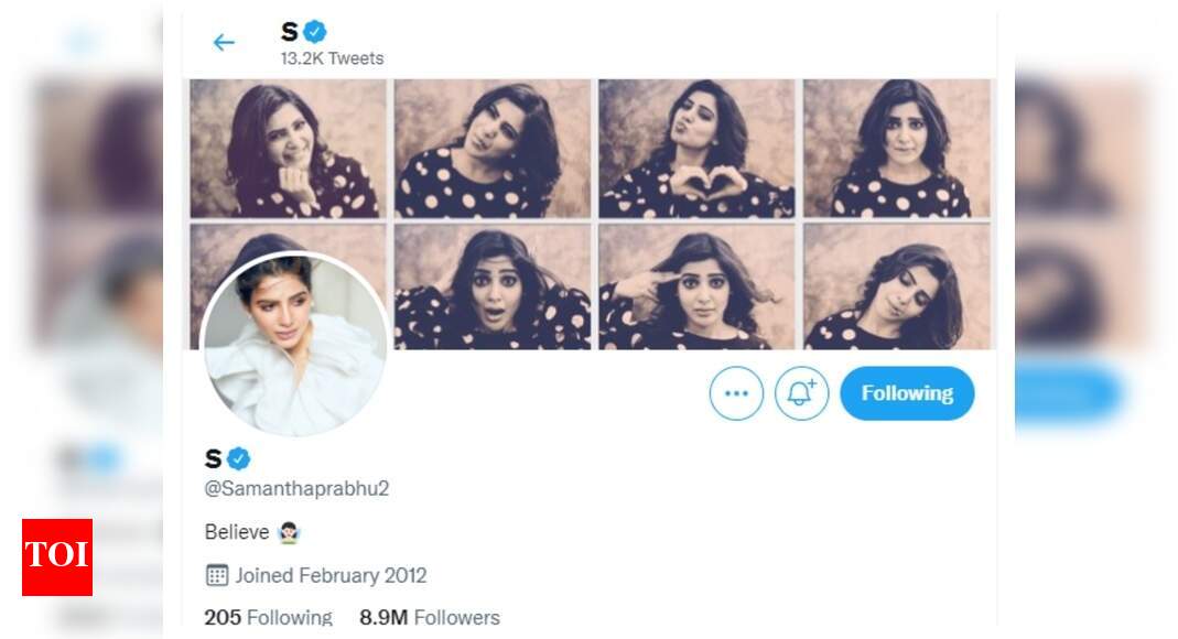 Samantha drops Akkineni from Twitter and Insta handles, changes name to S.  What's brewing? - India Today