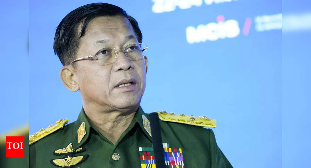 Myanmar military ruler promises elections, says ready to work with ...
