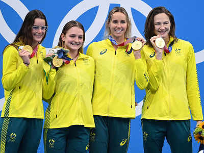 Tokyo Olympics 2020: Emma McKeon creates history as Australia win 4x100m medley relay