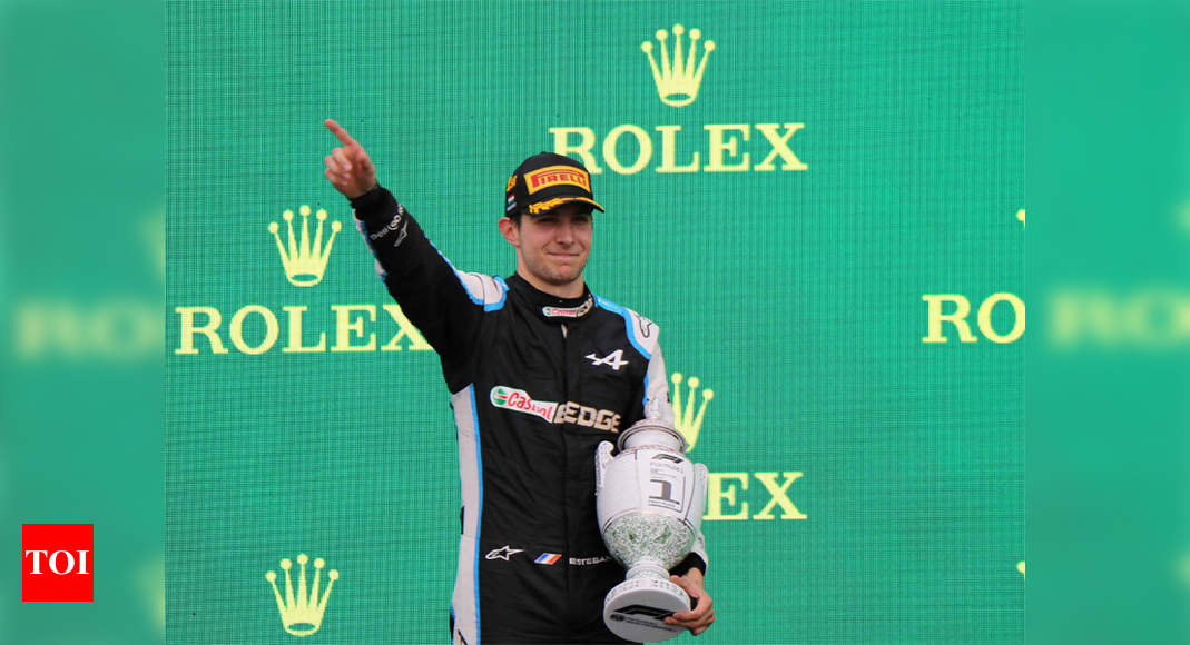 Ocon wins chaotic Hungarian GP, Hamilton takes championship lead | Racing News – Times of India