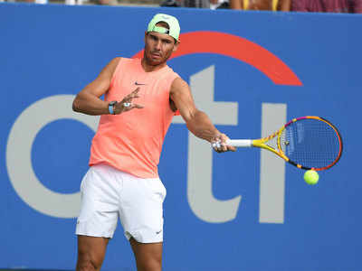 Newness General accept Rafael Nadal returns from foot injury needing work before US Open | Tennis  News - Times of India
