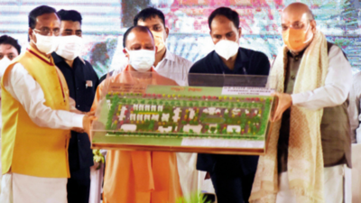 Union home minister Amit Shah lays foundation of UP state forensic institute