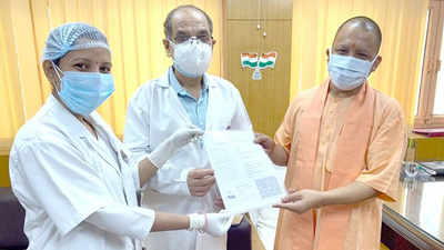 Uttar Pradesh CM Yogi Adityanath receives second dose of Covid-19 vaccine