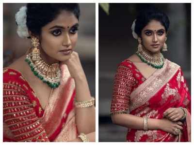 Fans just can't stop gushing over Rinku Rajguru as she looks ravishing in THIS red saree