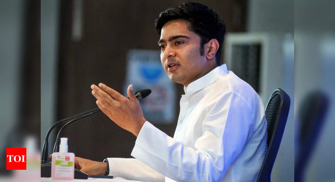 Mamata's nephew Abhishek faces BJP protest in Tripura