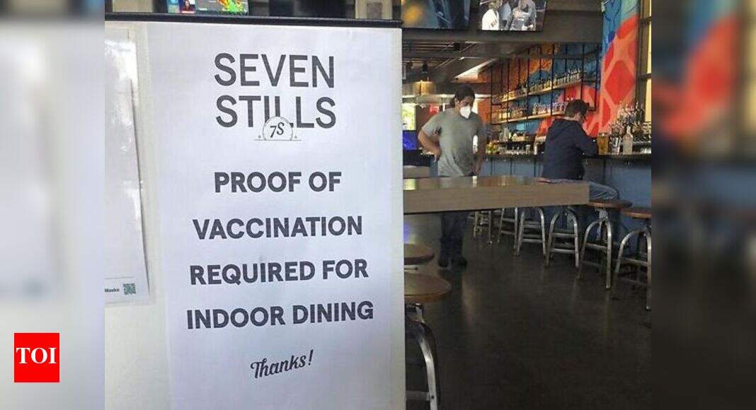 US employers ratchet up the pressure on the unvaccinated Times of India