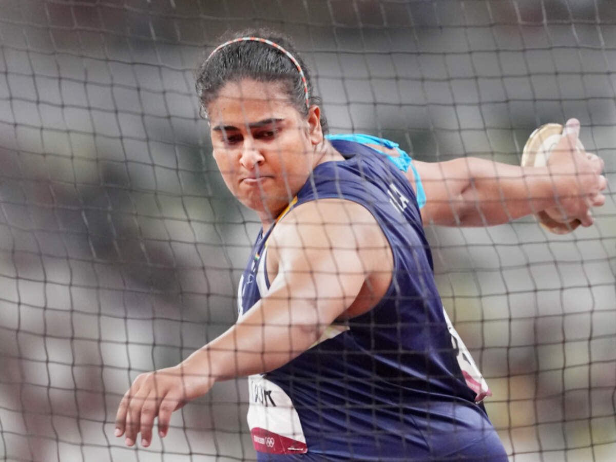 Tokyo Olympics Discus Thrower Kamalpreet Kaur Ends 6th In Rain Interrupted Final Tokyo Olympics News Times Of India