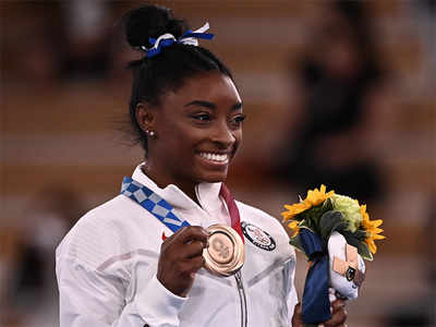 Tokyo Olympics: Simone Biles takes beam bronze after mental health battle