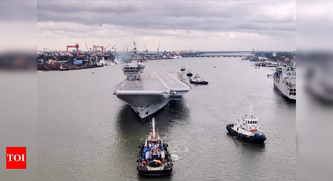 India's first indigenous aircraft carrier begins sea trials