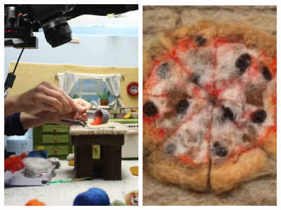 Watch: Pizza made with wool is the most innovative thing on internet today