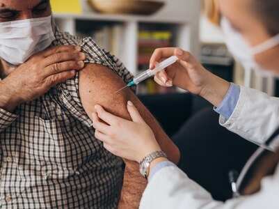 Vaccinated people thrice at lower risk of COVID