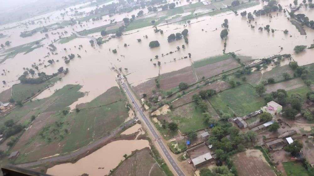 Madhya Pradesh floods Photos of submerged villages, rescue work The