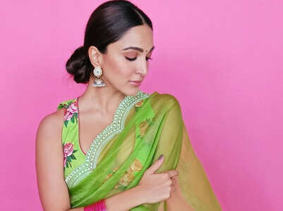 Kiara Advani and her designer saris