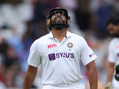 1st Test: India lose Rohit Sharma at stroke of lunch to reach 97/1 at lunch | Cricket News - Times of India