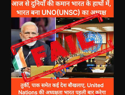 FACT CHECK: Has India taken over the UNSC presidency for the first time?