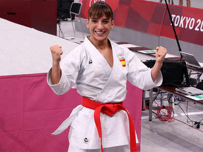 Spain's Sanchez Jaime lands karate's historic first Olympic gold