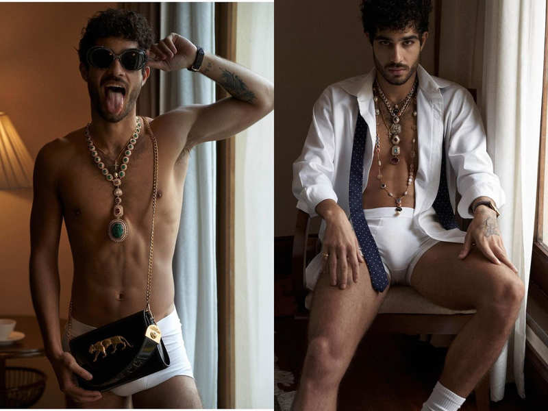 Sabyasachi's campaign featuring a semi-naked guy divides netizens over objectification of men