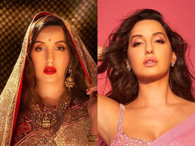 10 times Nora Fatehi stunned us in saris