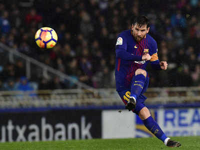 Lionel Messi's milestone matches with Barcelona