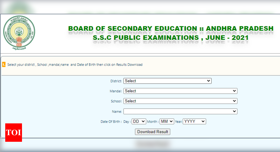 Ap Ssc Results Bseap Class Th Result Declared At Bse Ap Gov In