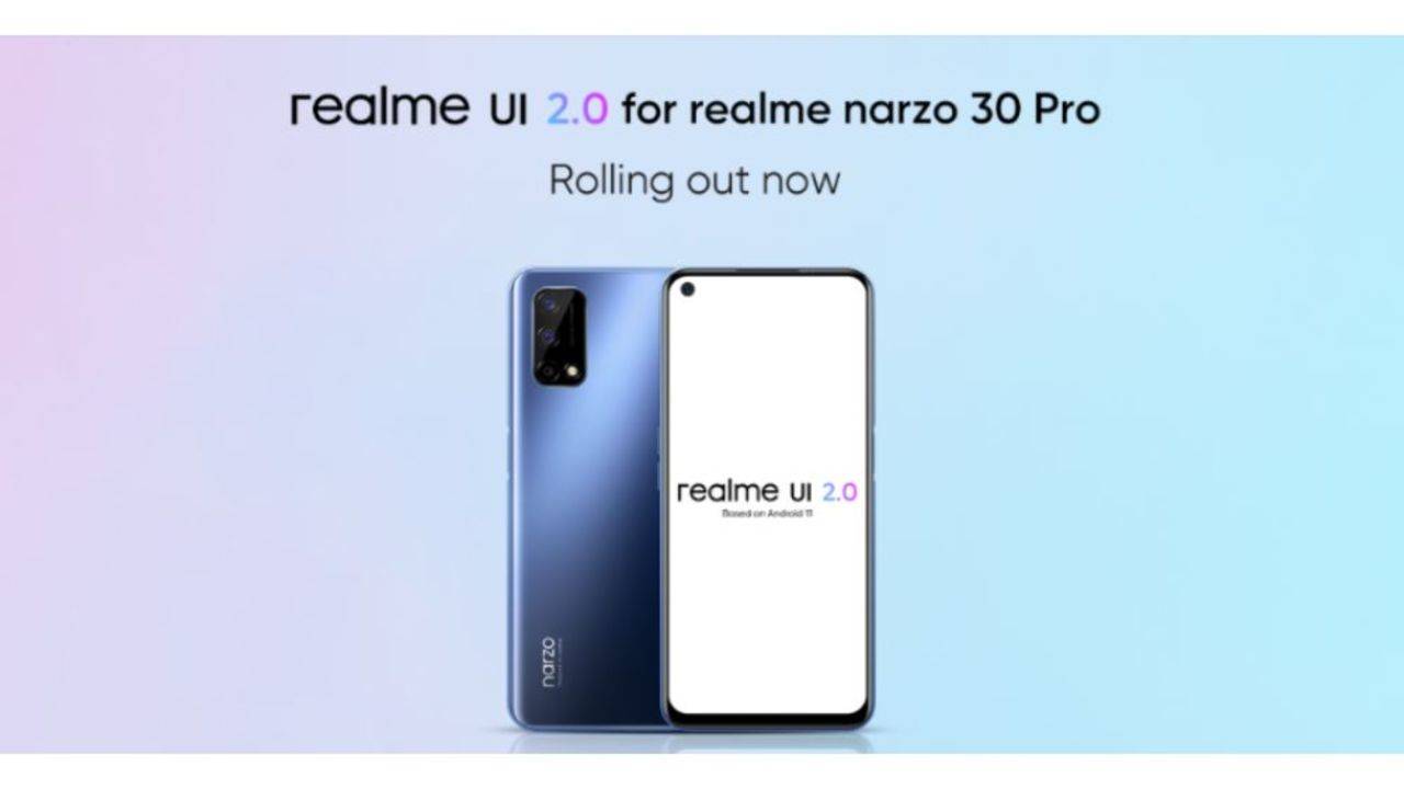 Realme rolls out Realme UI 2.0 update based on Android 11 to Narzo 30 Pro -  Times of India