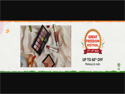 Amazon Freedom Sale: Kajal, eyeliner, foundation & more makeup products at up to 60% off