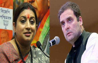 When Smriti Irani and Rahul Gandhi, rivals in Amethi, connected in Parliament