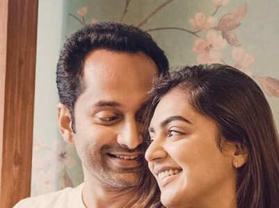 Lovey-dovey pictures of Fahadh and Nazriya
