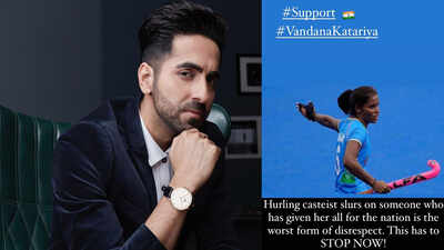 Ayushmann Khurrana condemns casteist slur hurled at hockey player Vandana Katariya’s family, says 'This has to STOP NOW!'