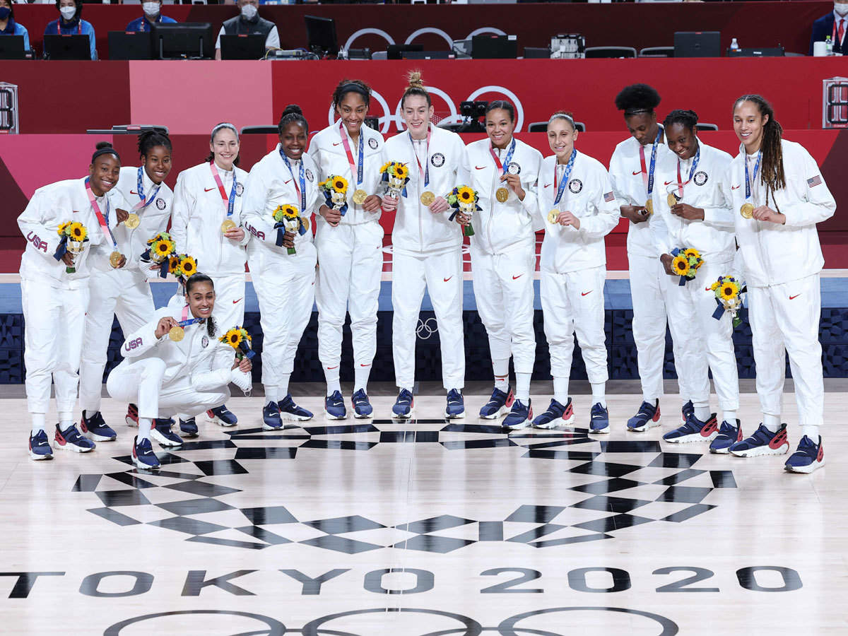 Tokyo Olympics All Conquering Us Win Seventh Straight Women S Basketball Title Tokyo Olympics News Times Of India