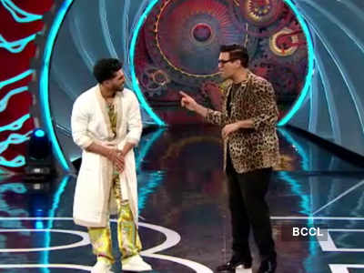 Bigg Boss OTT: Host Karan Johar compares ‘Bathrobe sensation’ Zeeshan Khan to Ranveer Singh; watch