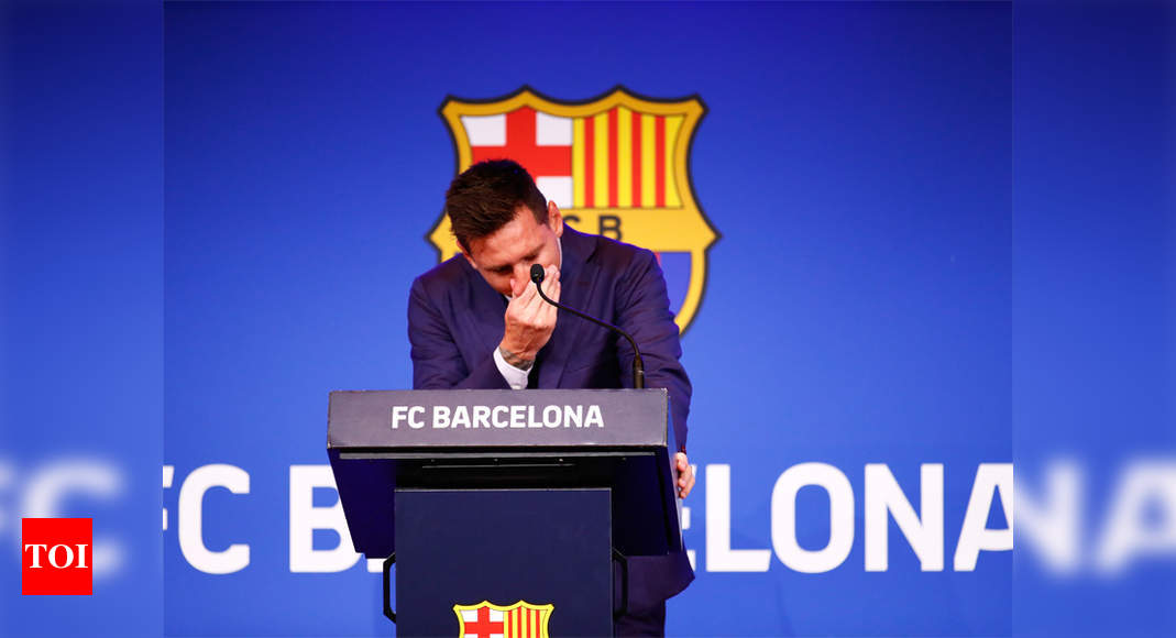 Tearful Messi confirms he is leaving Barcelona