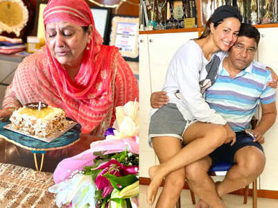 Hina's video on late father's b'day