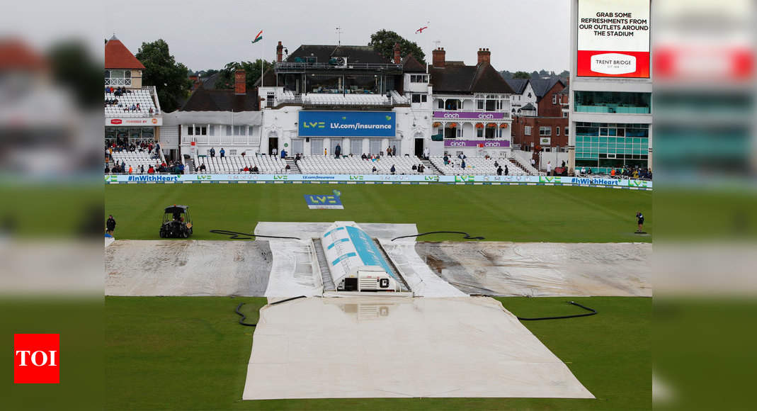 England and India draw rain-marred first Test